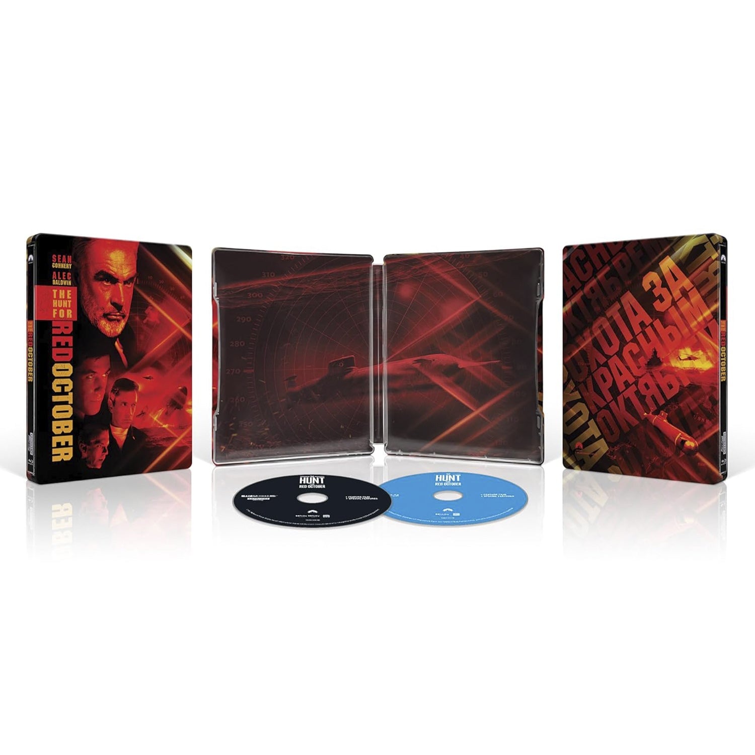 Охота за «Красным Октябрем» (1990) (англ. язык) (4K UHD + Blu-ray) Steelbook