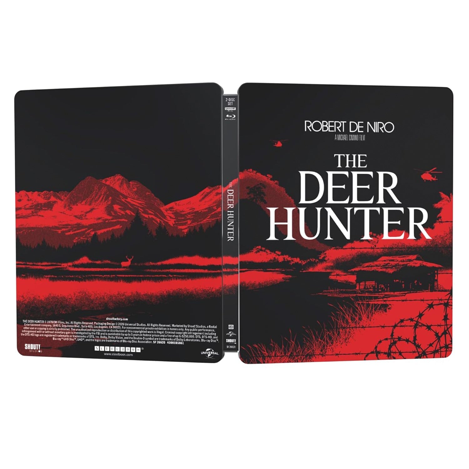 Охотник на оленей (1978) (англ. язык) (4K UHD + Blu-ray) Steelbook