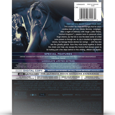 Оно приходит за тобой (2014) (англ. язык) (4K UHD Blu-ray) Steelbook