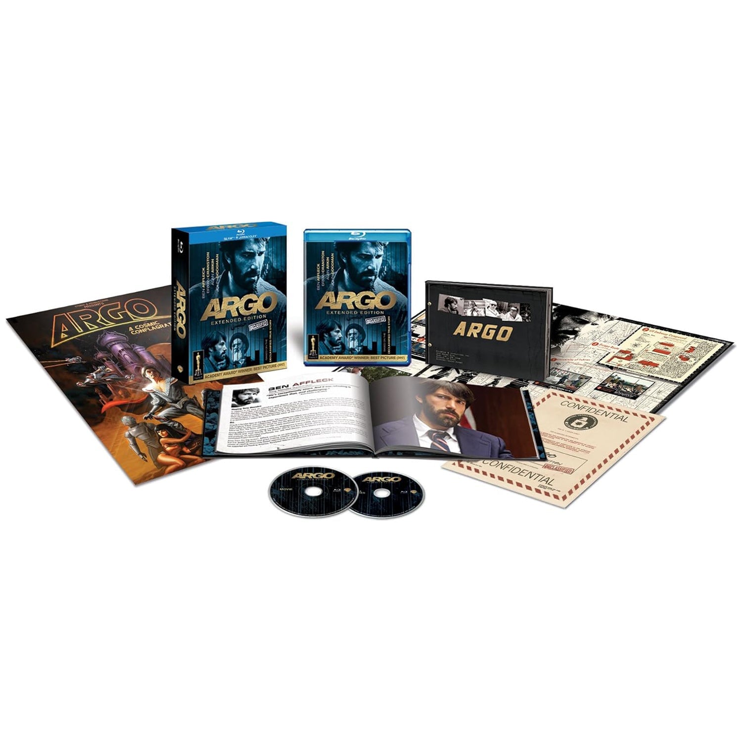 Операция «Арго» [2-in-1: Theatrical & The Declassified Extended Cut] Коллекционное издание (2 Blu-ray)