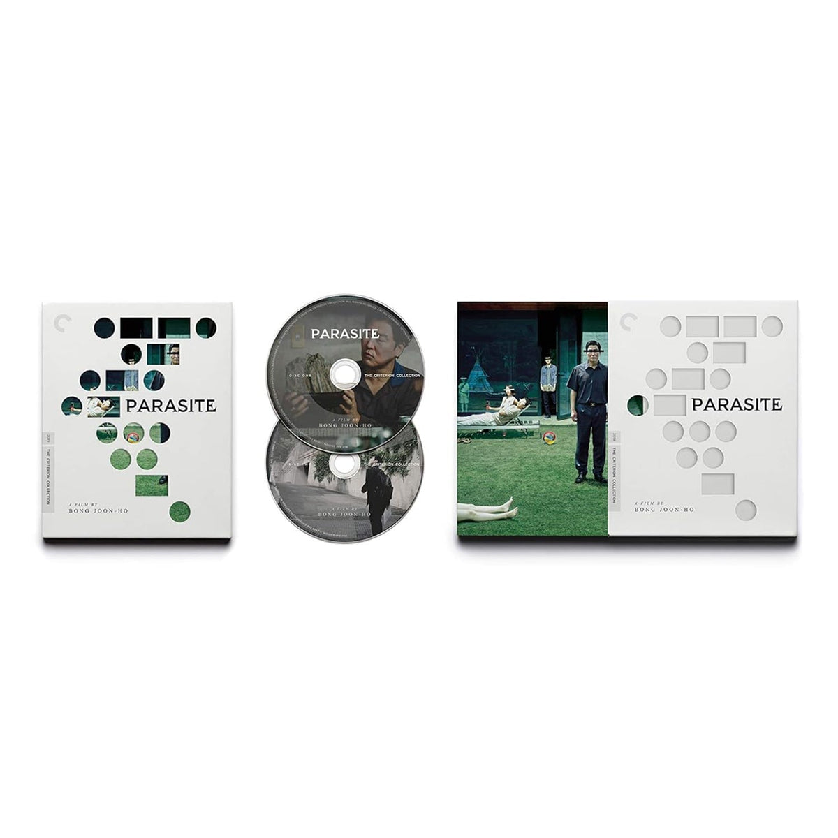 Паразиты (2019) (англ. субтитры) (2 4K UHD + 2 Blu-ray) [Цветная + ч/б версии] DigiPack (The Criterion Collection) Spine #1054