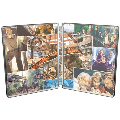 Парк Юрского периода: Трилогия (1993-2001) (англ. язык) (4K UHD Blu-ray) Steelbook
