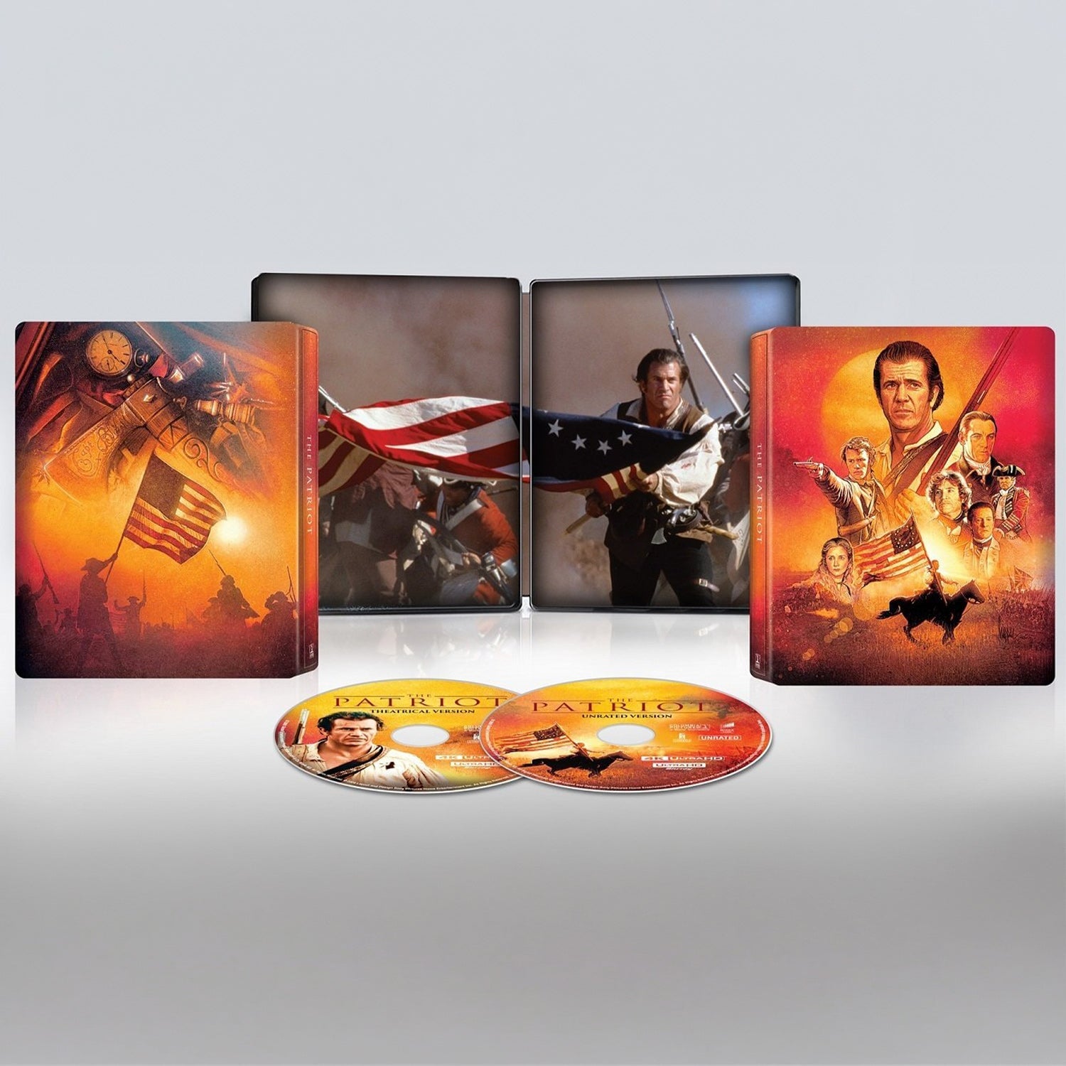 Патриот (2000) (англ. язык) (4K UHD + Blu-ray) Steelbook