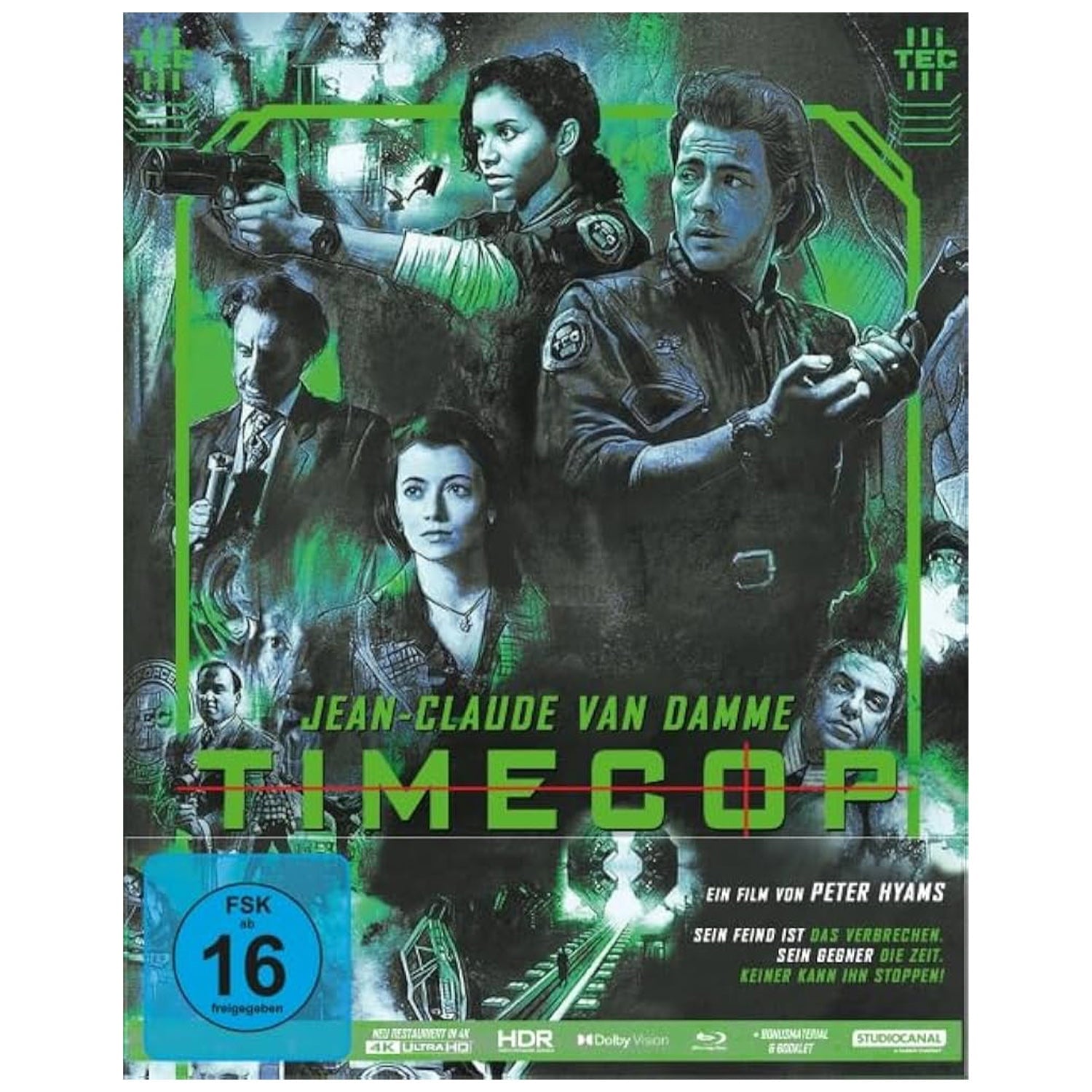 Патруль времени (1994) (англ. язык) (4K UHD + Blu-ray) Mediabook [Cover B]