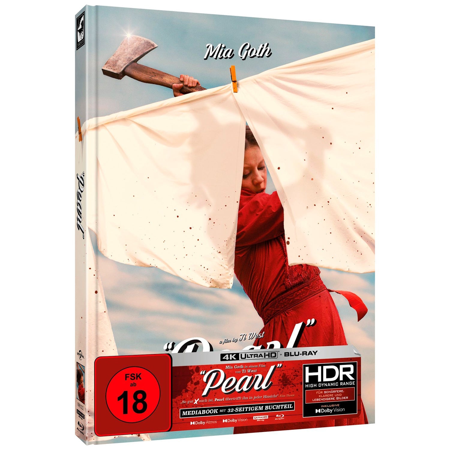 Пэрл (2022) (англ. язык) (4K UHD + Blu-ray) Limited Edition Mediabook Cover C