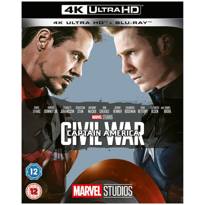 Первый мститель: Противостояние (англ. язык) (4K UHD + Blu-ray)