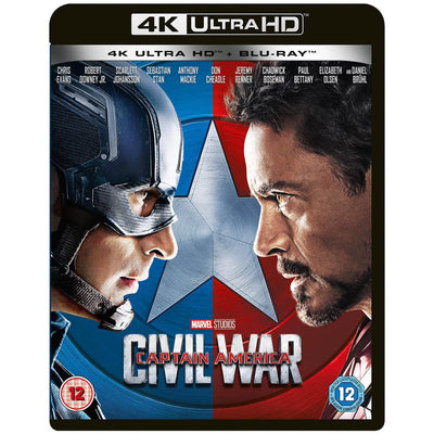 Первый мститель: Противостояние (англ. язык) (4K UHD + Blu-ray)