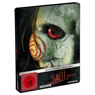 Пила: Игра на выживание (2004) (англ. язык) (4K UHD + Blu-ray) Steelbook