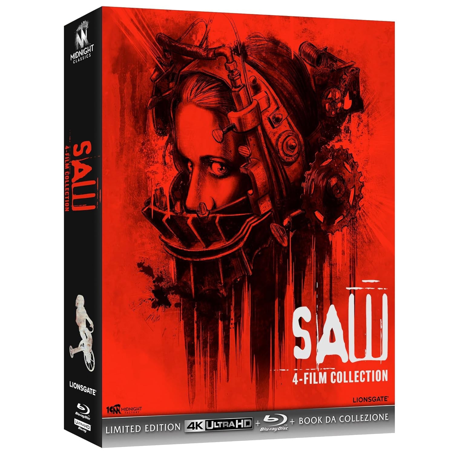Saw 4-Film Collection (2004-2007) (4K UHD + Blu-ray) DigiPack