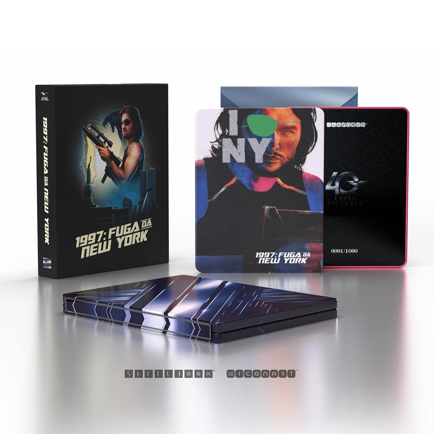 Побег из Нью-Йорка (1981) (англ. язык) (4K UHD + Blu-ray) Steelbook [Icon Collection]