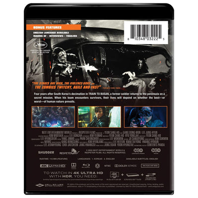 Поезд в Пусан 2: Полуостров (2020) (англ. язык) (4K UHD + Blu-ray)