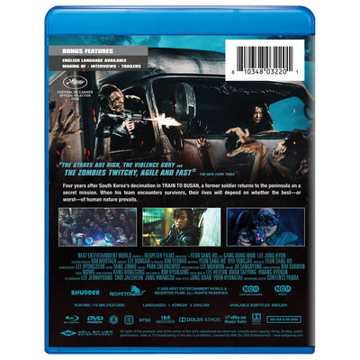 Поезд в Пусан 2: Полуостров (2020) (англ. язык) (Blu-ray + DVD)