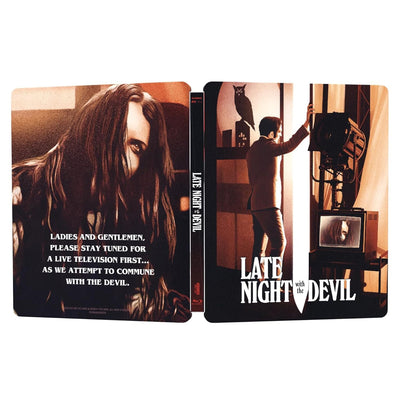 Полночь с дьяволом (2023) (англ. язык) (4K UHD + Blu-ray) Steelbook