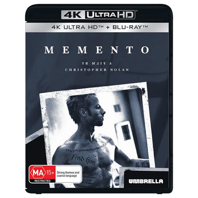 Помни (Мементо) (2000) (англ. язык) (4K UHD + Blu-ray) [25th Anniversary]