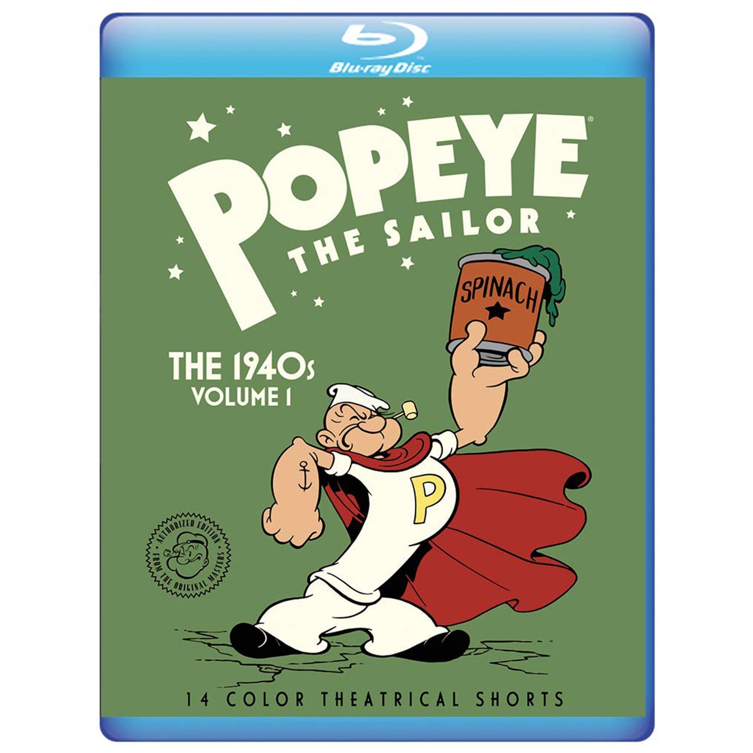 Popeye the Sailor: The 1940s Volume 1 (1943-1945) (англ. язык) (Blu-ray)