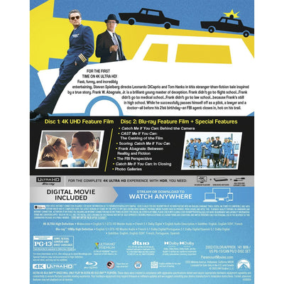 Поймай меня, если сможешь (2002) (англ. язык) (4K UHD + Blu-ray)