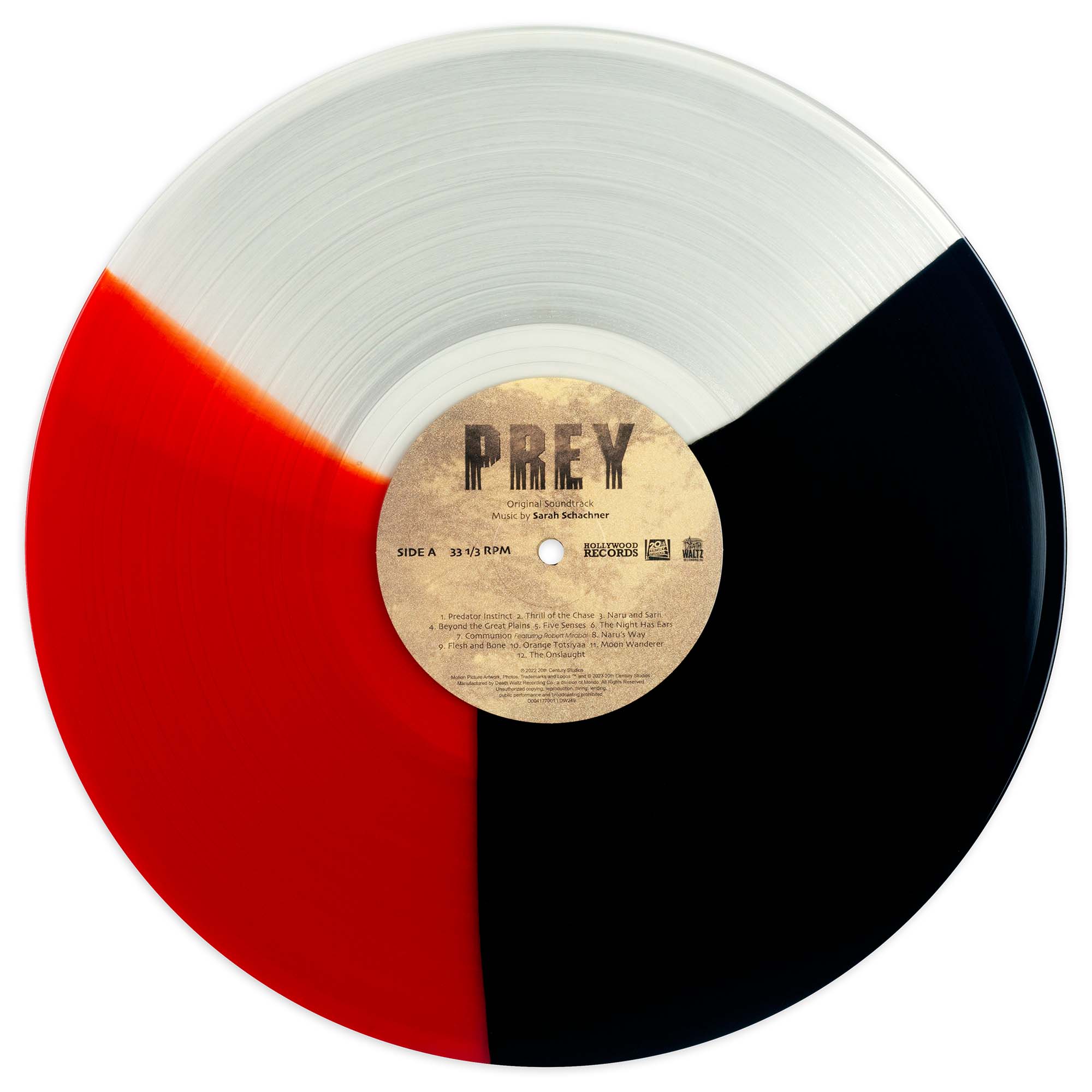 Prey (Original Motion Picture Soundtrack) (Laser Sights Tri-Color Vinyl LP)