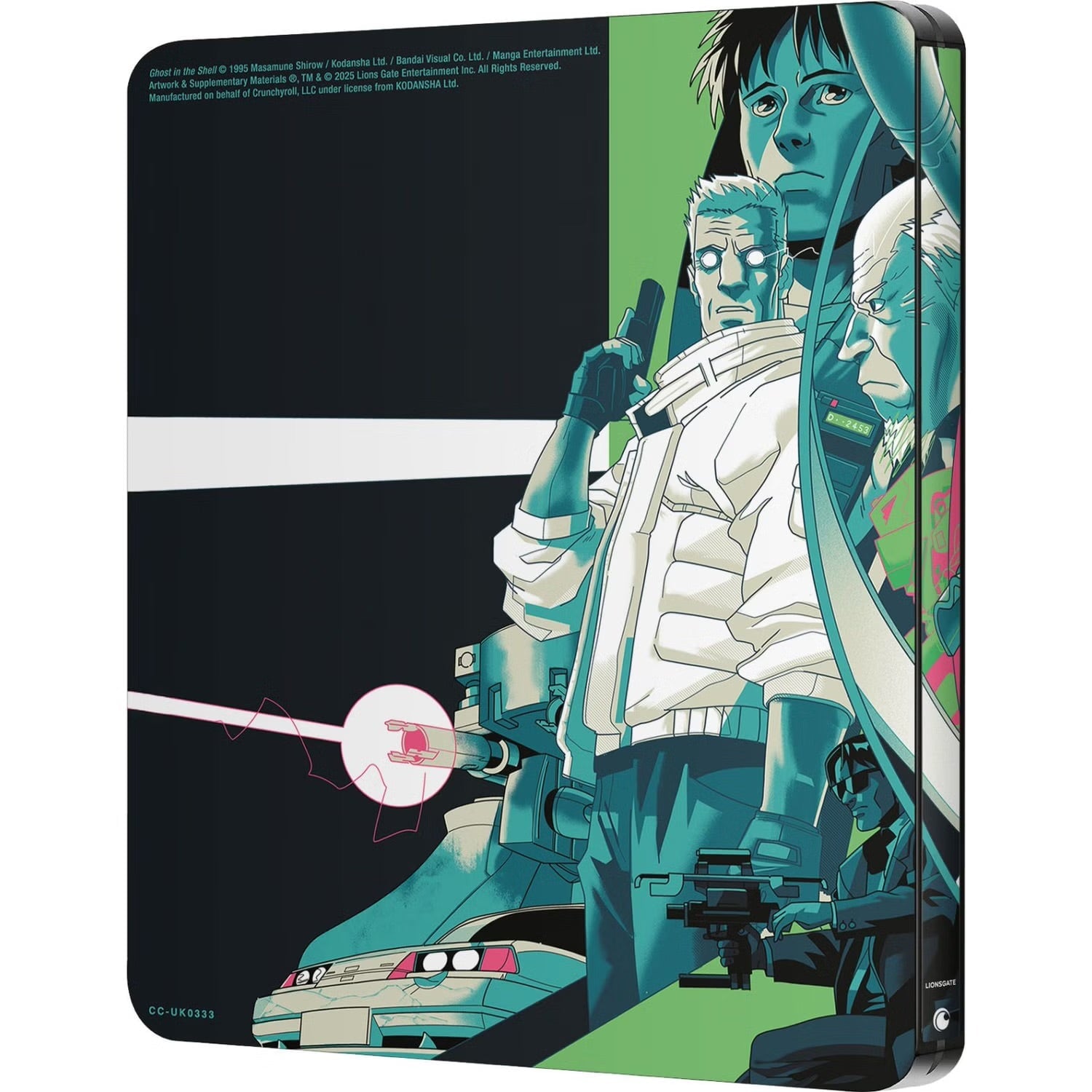 Призрак в доспехах (1995) (англ. язык) (4K UHD + Blu-ray) 30th Anniversary Edition Steelbook (Kuro / Black Edition)