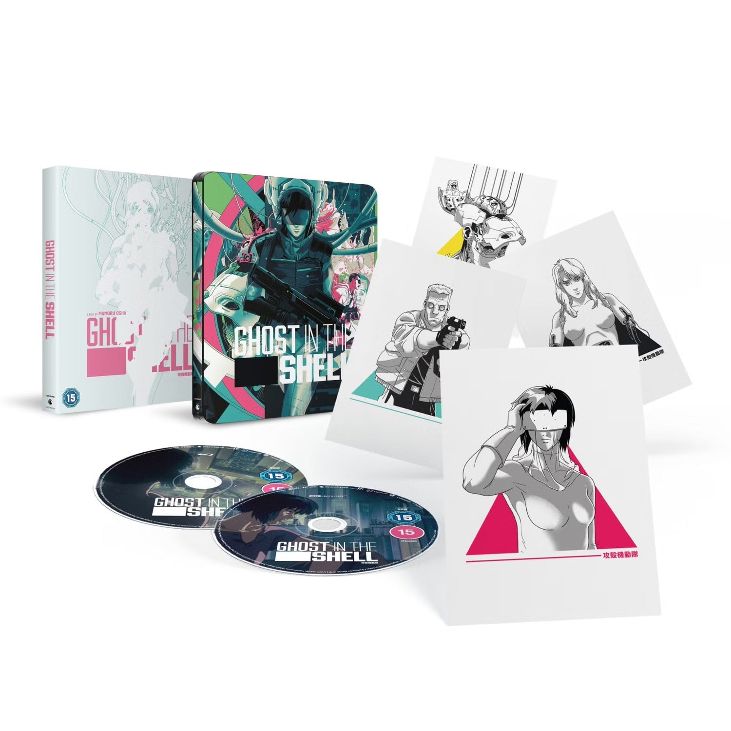 Призрак в доспехах (1995) (англ. язык) (4K UHD + Blu-ray) 30th Anniversary Edition Steelbook (Shiro / White Edition)