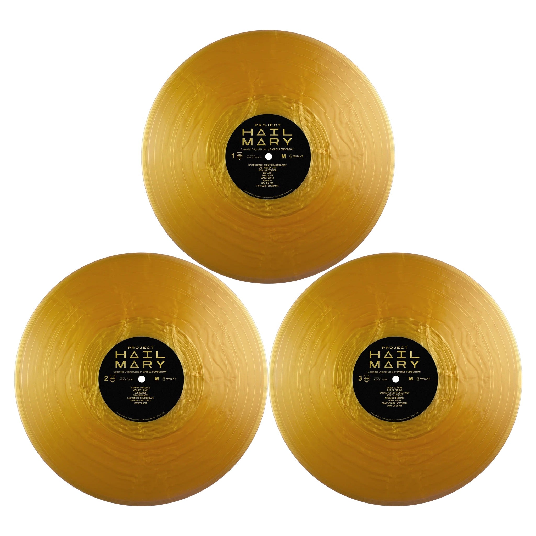 Project Hail Mary (The Complete Amazon MGM Studios Soundtrack) 3 x Gold Vinyl + Zoetrope Vinyl (4LP) Limited Edition Collectable Box Set