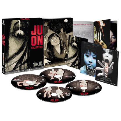 Проклятие: Коллекция 4 фильмов (2000-2003) (японский язык) (4K UHD + 3 Blu-ray + Booklet) Boxset