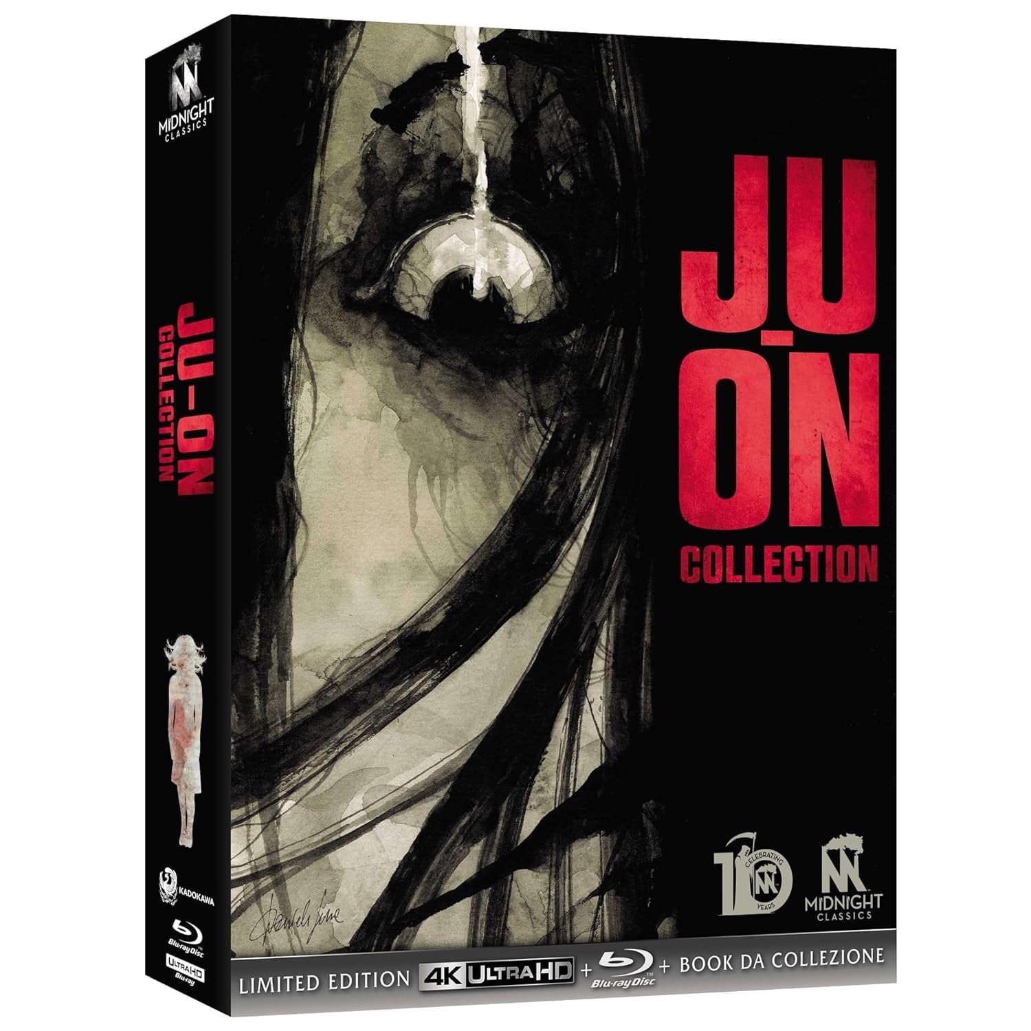 Проклятие: Коллекция 4 фильмов (2000-2003) (японский язык) (4K UHD + 3 Blu-ray + Booklet) Boxset