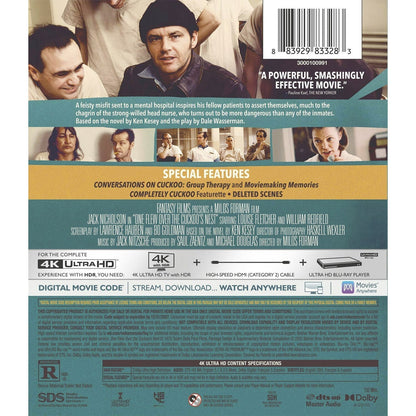 Пролетая над гнездом кукушки (1975) (англ. язык) (4K UHD Blu-ray) [50th Anniversary]