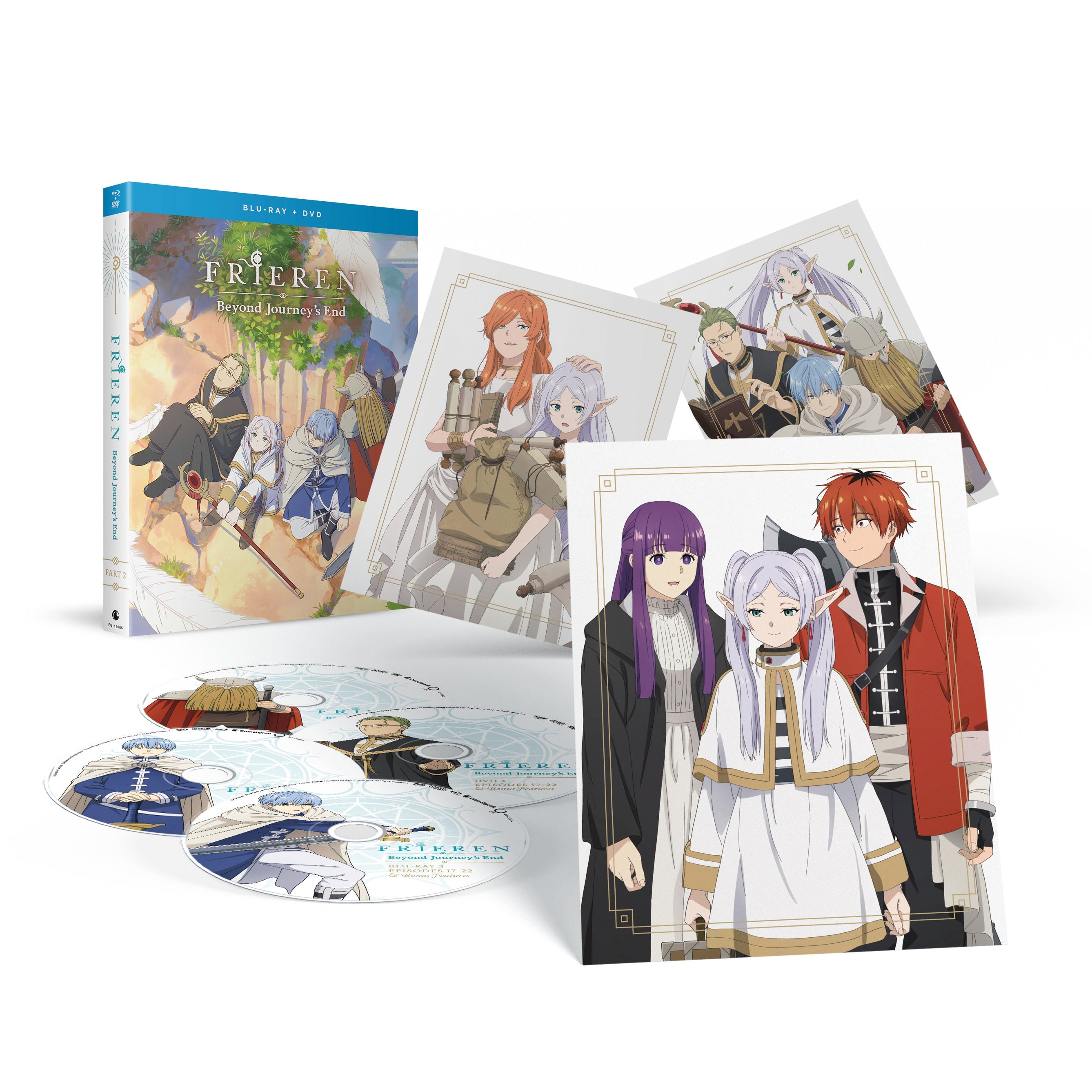 Провожающая в последний путь Фрирен: Сезон 1 Часть 2 (англ. язык) (2 Blu-ray + 2 DVD)