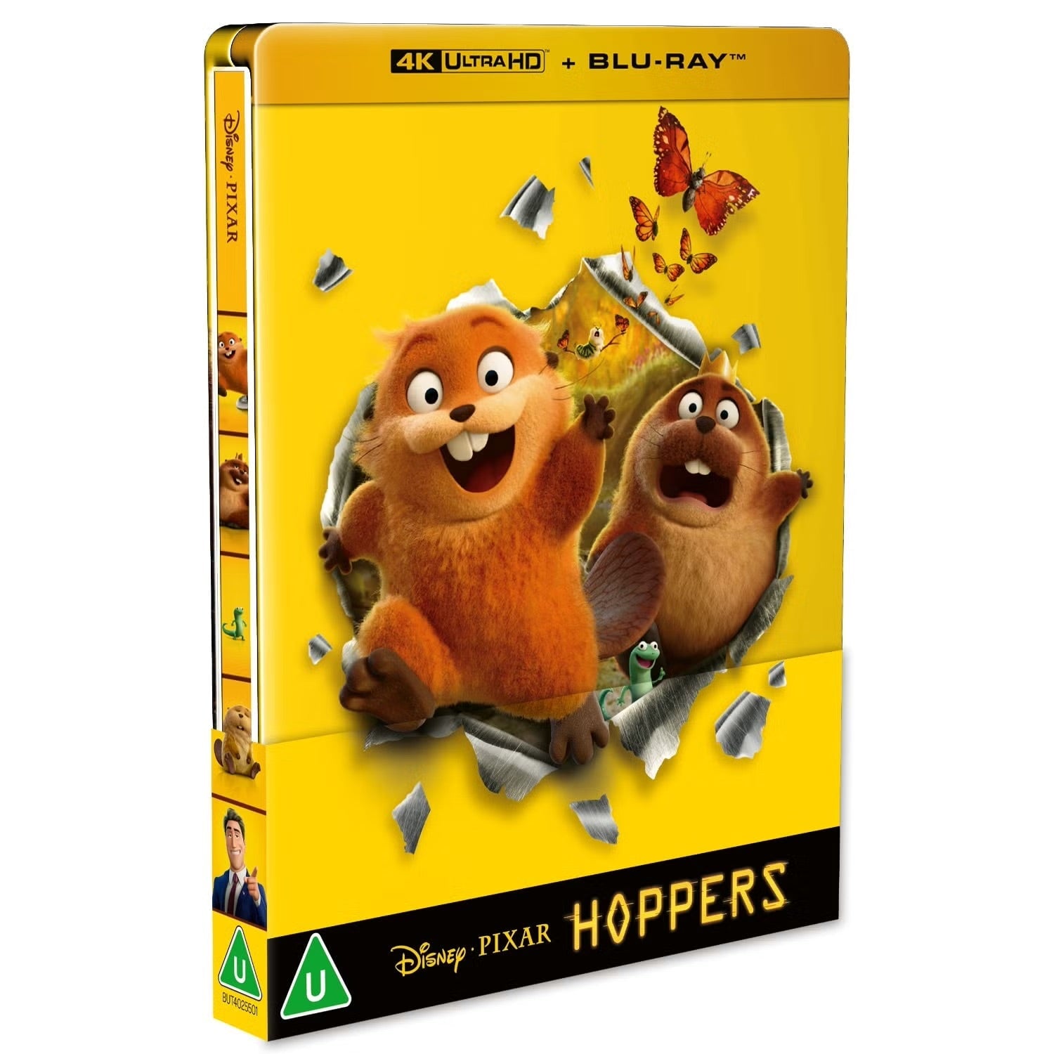 Прыгуны (2026) (англ. язык) (4K UHD + Blu-ray) Steelbook