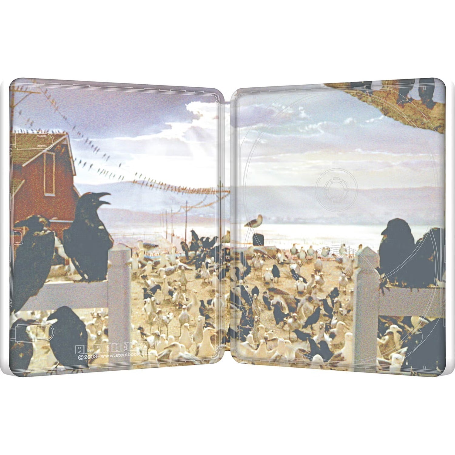Птицы (1963) (англ. язык) (4K UHD + Blu-ray) Steelbook