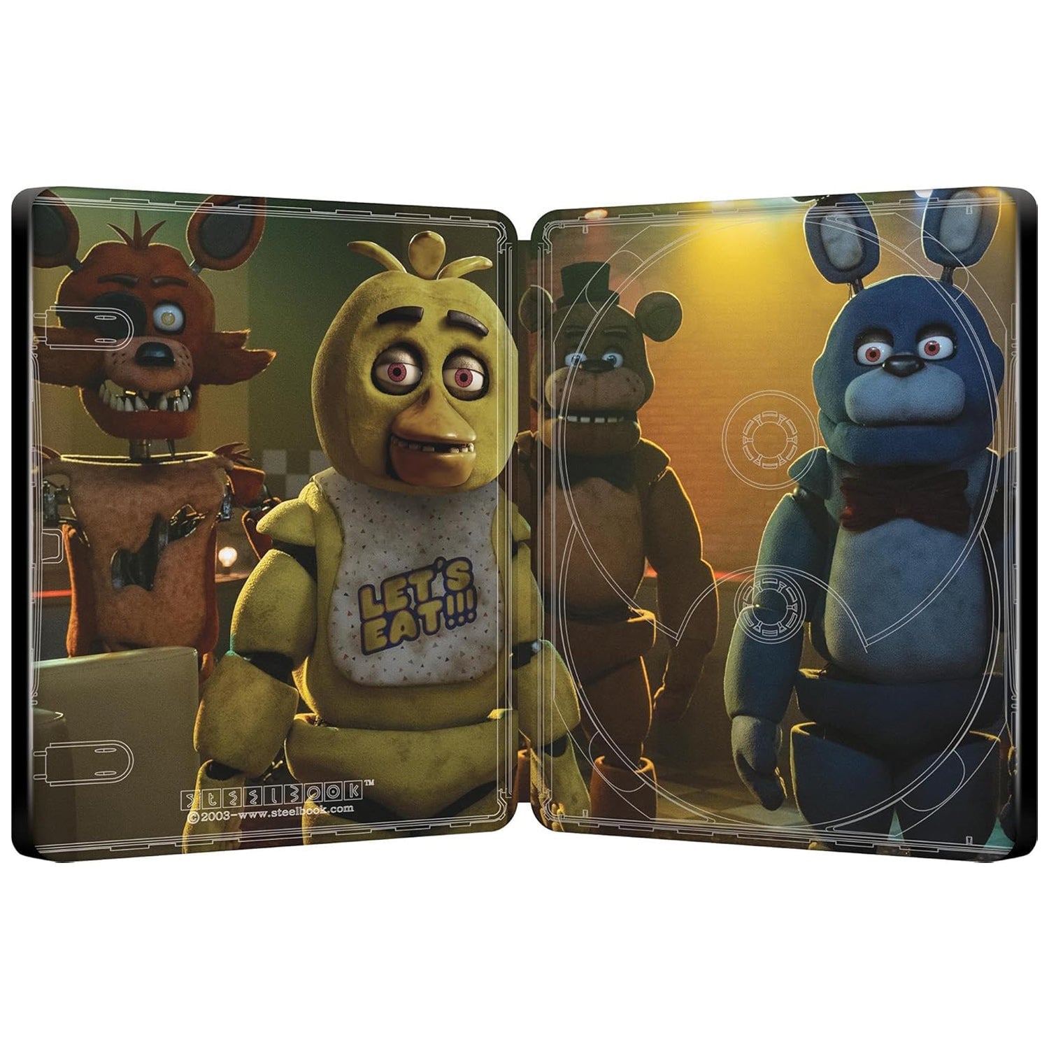 Пять ночей с Фредди (2023) (англ. язык) (4K UHD + Blu-ray) Ultimate Collector's Edition IconArt Steelbook