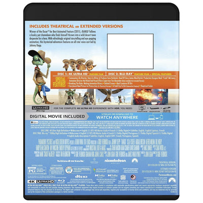 Ранго (2011) (англ. язык) (4K UHD + Blu-ray)