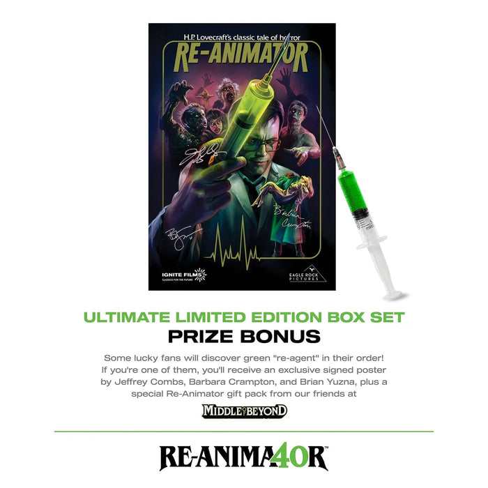 ReAnimator (1985) (4K UHD + Bluray) [40th Anniversary] Ultimate