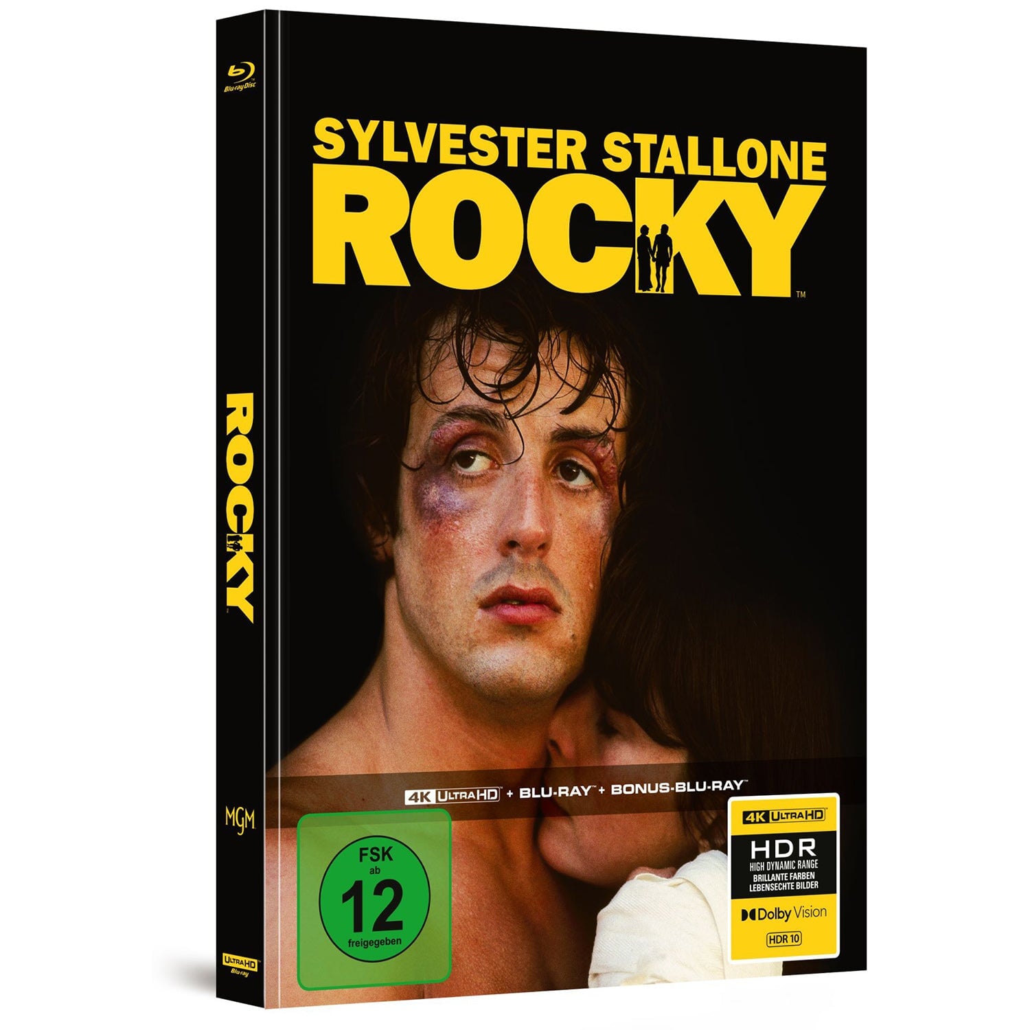 Рокки (1976) (англ. язык) (4K UHD + Blu-ray + Bonus Blu-ray) Mediabook [Cover B]