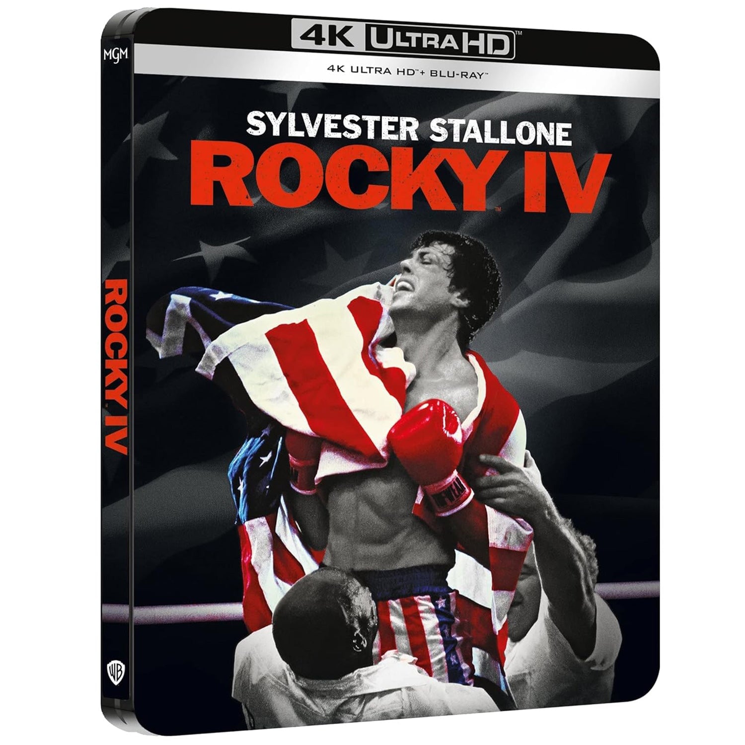 Рокки 4 (англ. язык) (4K UHD + Blu-ray) Steelbook