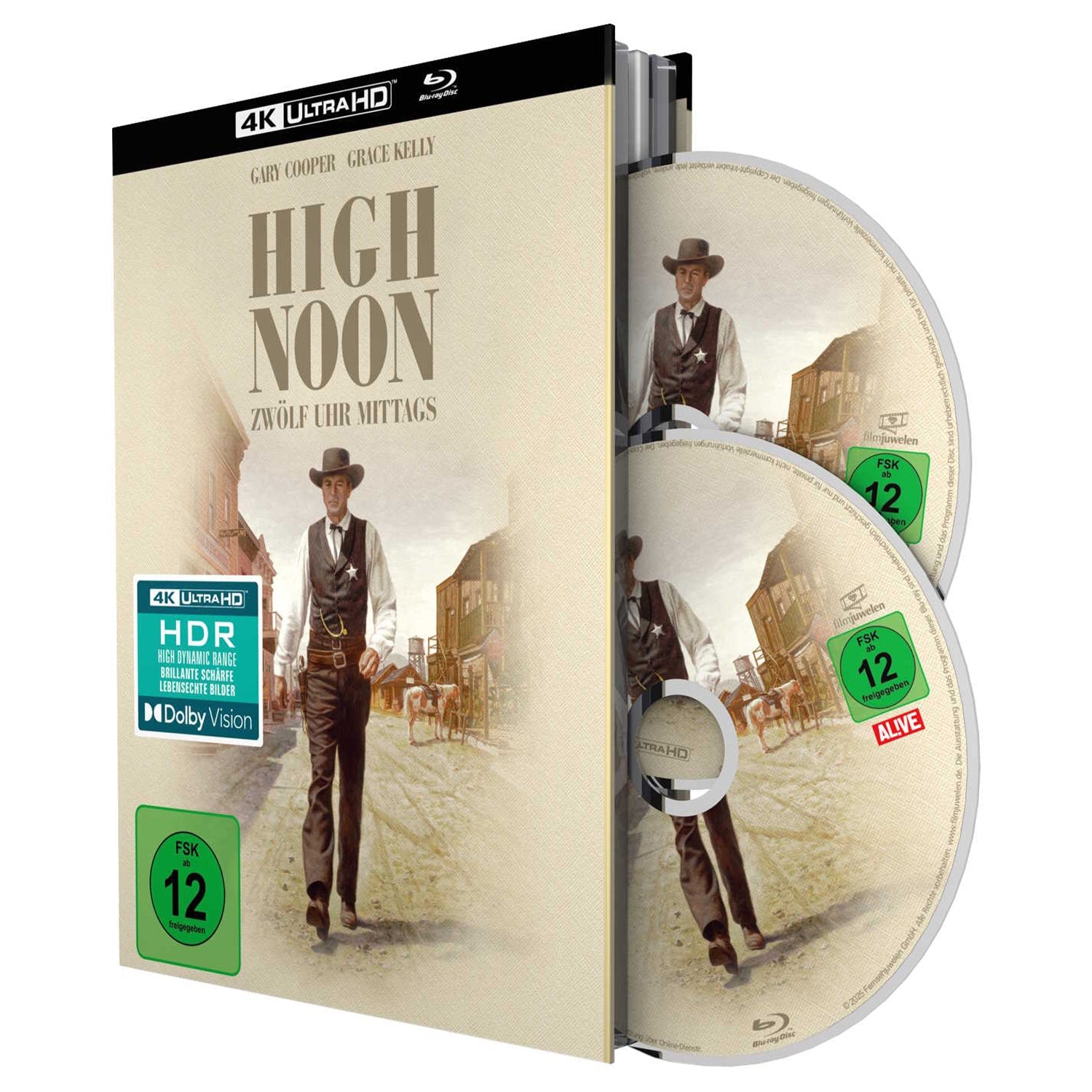 Ровно в полдень (1952) (англ. язык) (4K UHD + Blu-ray) Limited Collector's Edition Mediabook