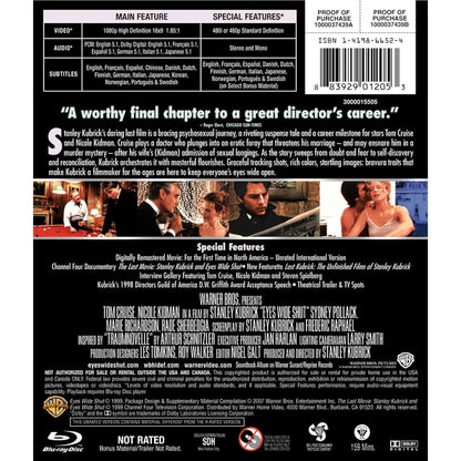 С широко закрытыми глазами (1999) (англ. язык) (Blu-ray)