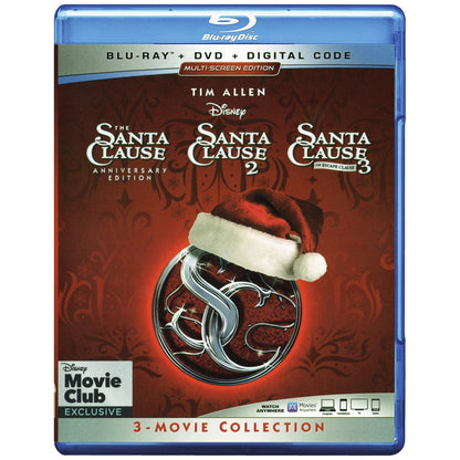 Санта Клаус: Коллекция 3 фильмов (3 Blu-ray + 3 DVD)