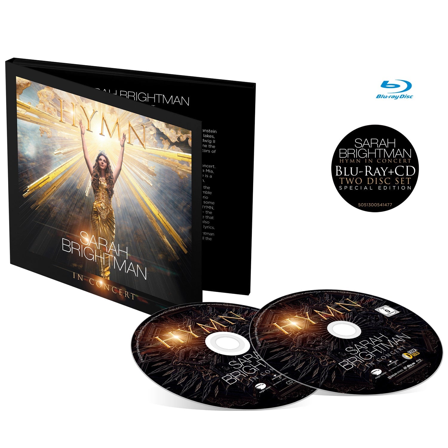 Sarah Brightman: Hymn in Concert (Blu-ray + CD) Deluxe Edition