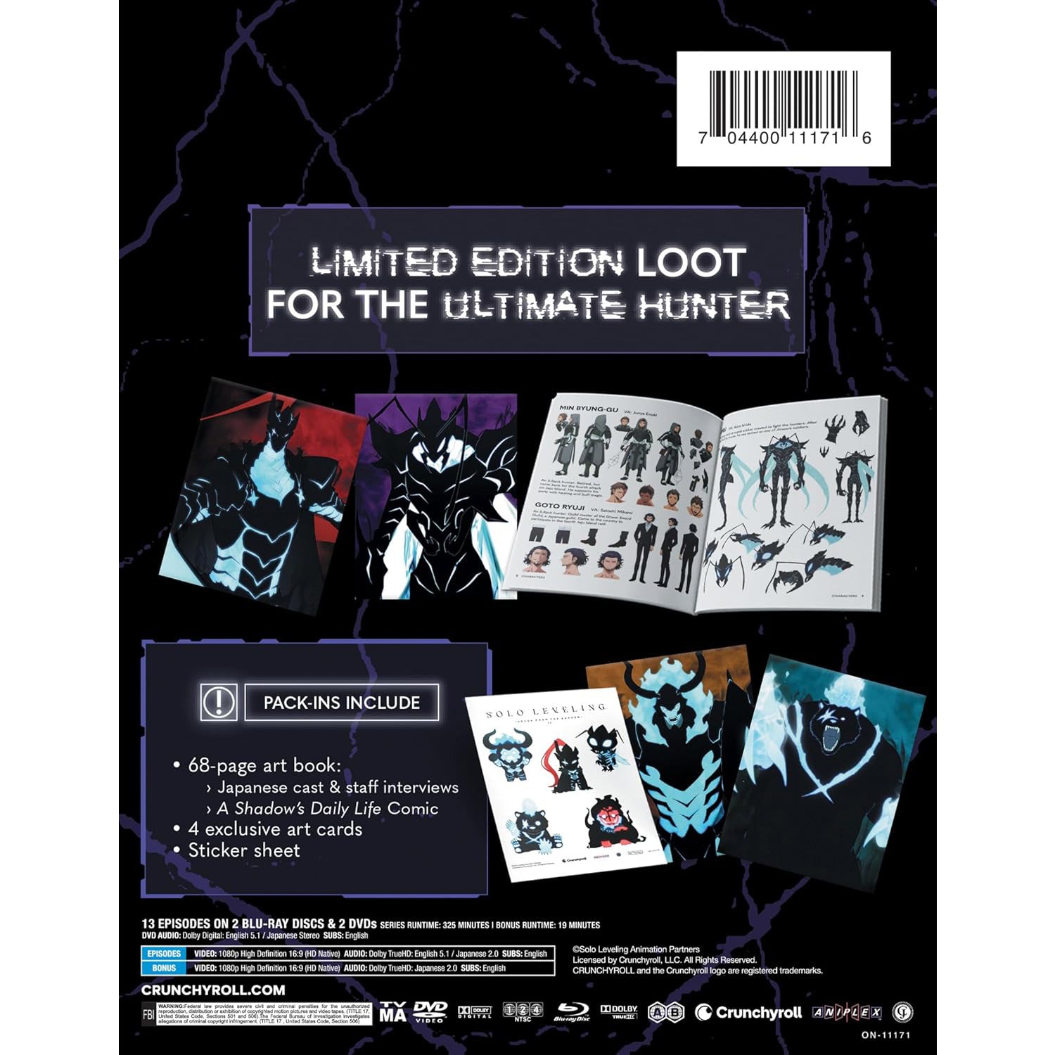 Поднятие уровня в одиночку: Сезон 2 (2024) (англ. язык) (2 Blu-ray + 2 DVD) Limited Edition