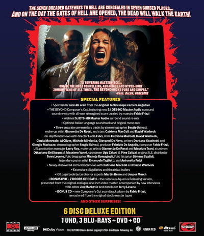 Седьмые врата ада (1981) (англ. язык) (4K UHD + 3 Blu-ray + DVD + CD) Deluxe Edition