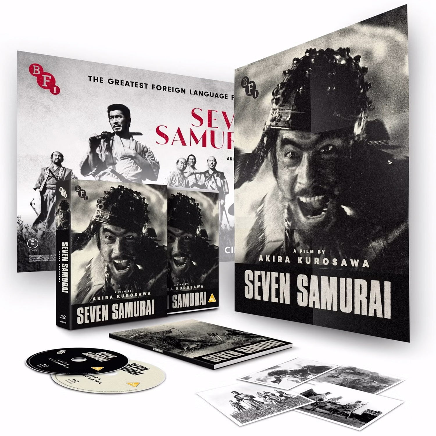 Семь самураев (1954) (англ. субтитры) (2 Blu-ray) Limited edition