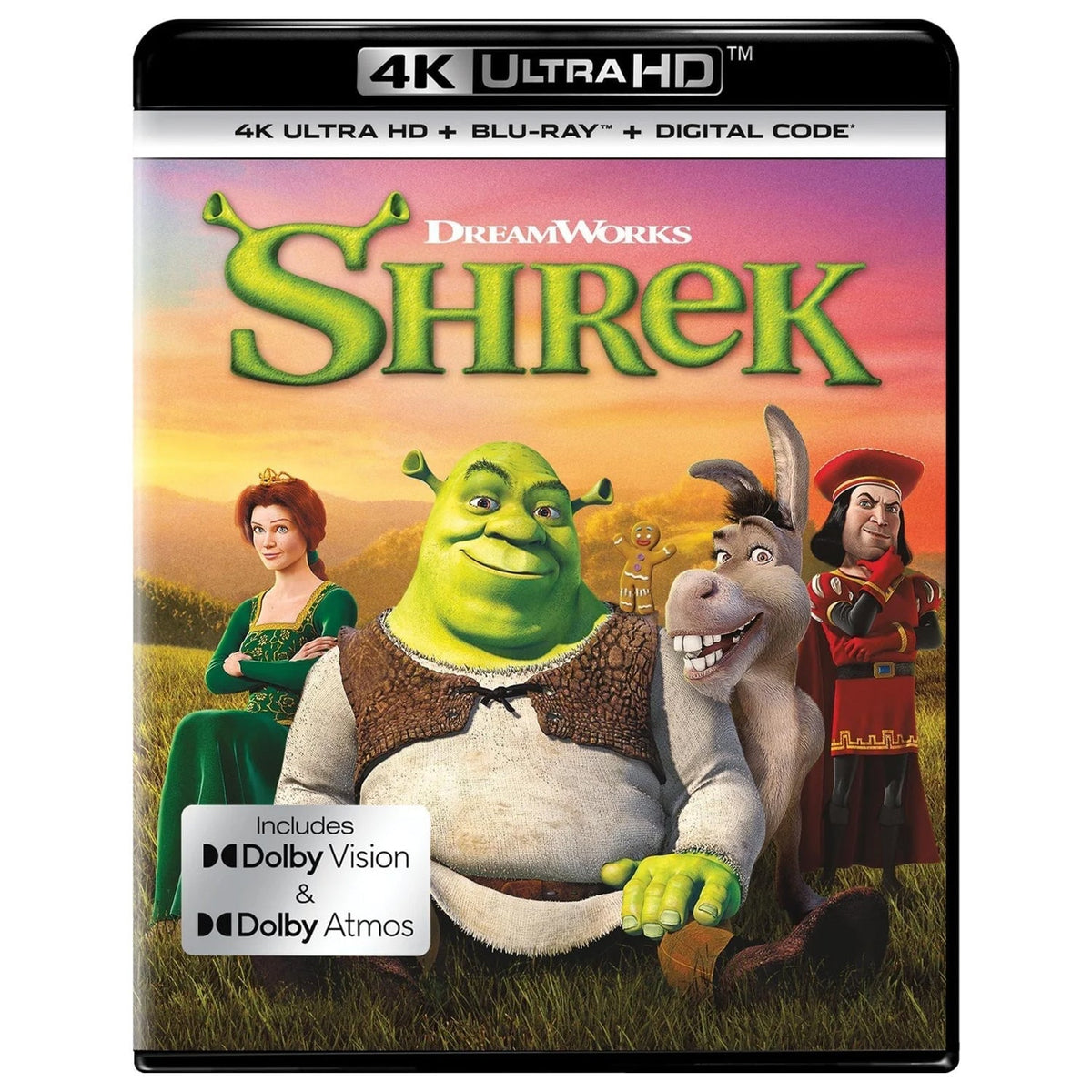 Шрэк (2001) (англ. язык) (4K UHD + Blu-ray) [25th Anniversary Edition]