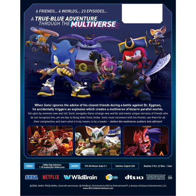 Соник Прайм: Все серии (2022-2023) (англ. язык) (3 Blu-ray) Steelbook