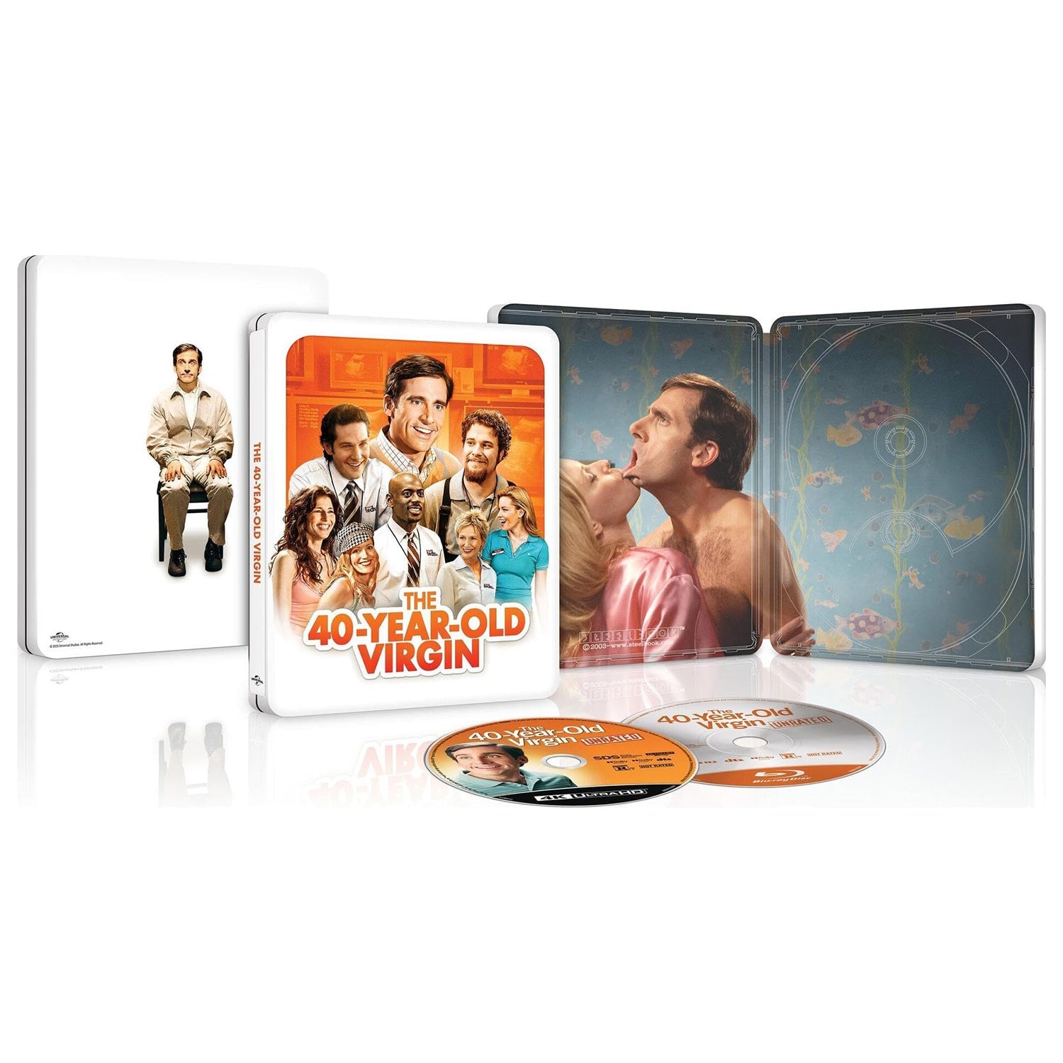The 40 Year Old Virgin (2005) (4K UHD + Blu-ray) Steelbook