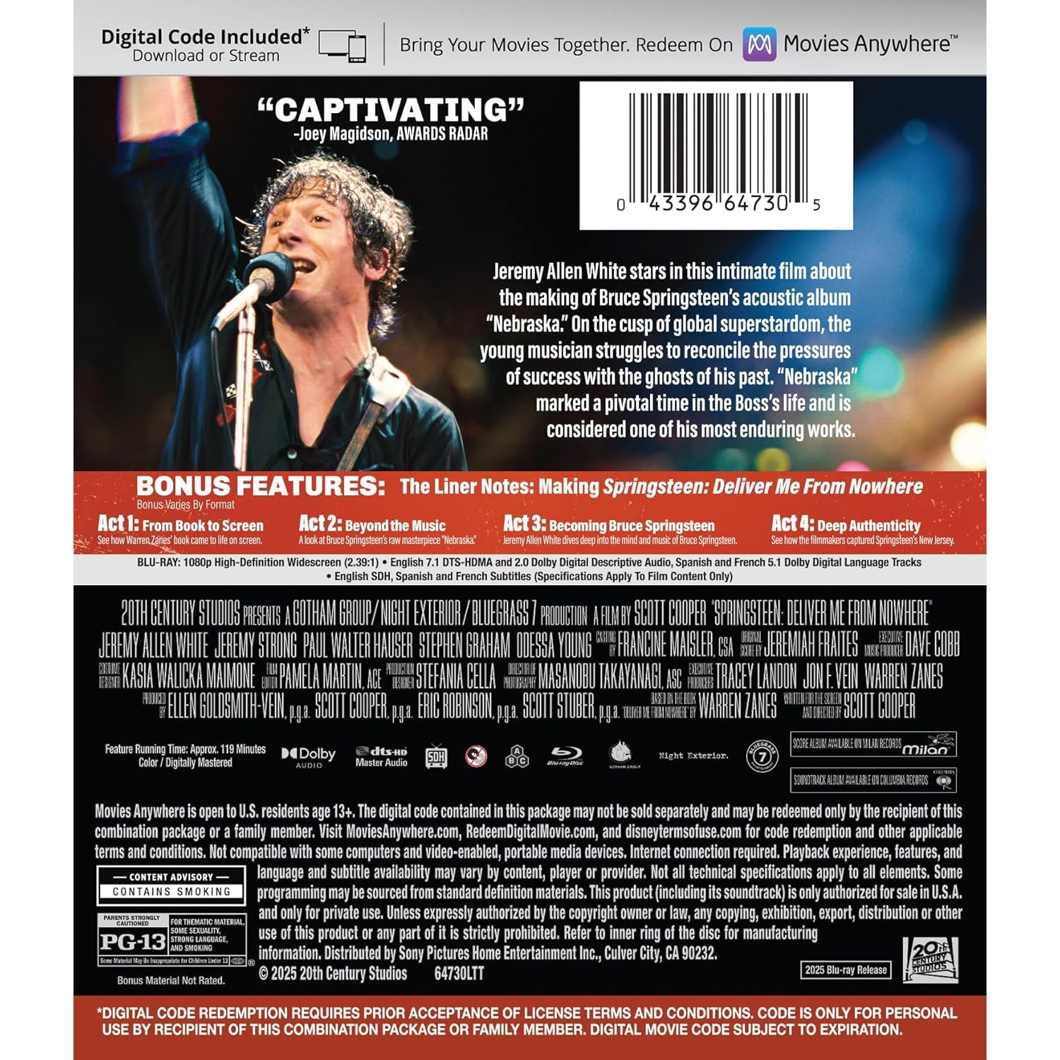 Спрингстин. Избавь меня от небытия (2025) (англ. язык) (Blu-ray)