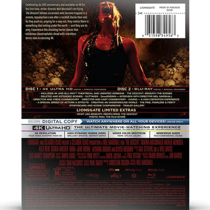 Спуск (2005) (англ. язык) (4K UHD + Blu-ray) Steelbook [20th Anniversary]