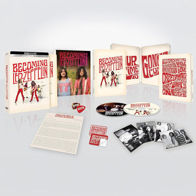 Становясь Led Zeppelin (2025) (англ. язык) (4K UHD + Blu-ray) Steelbook Deluxe Collector's Edition