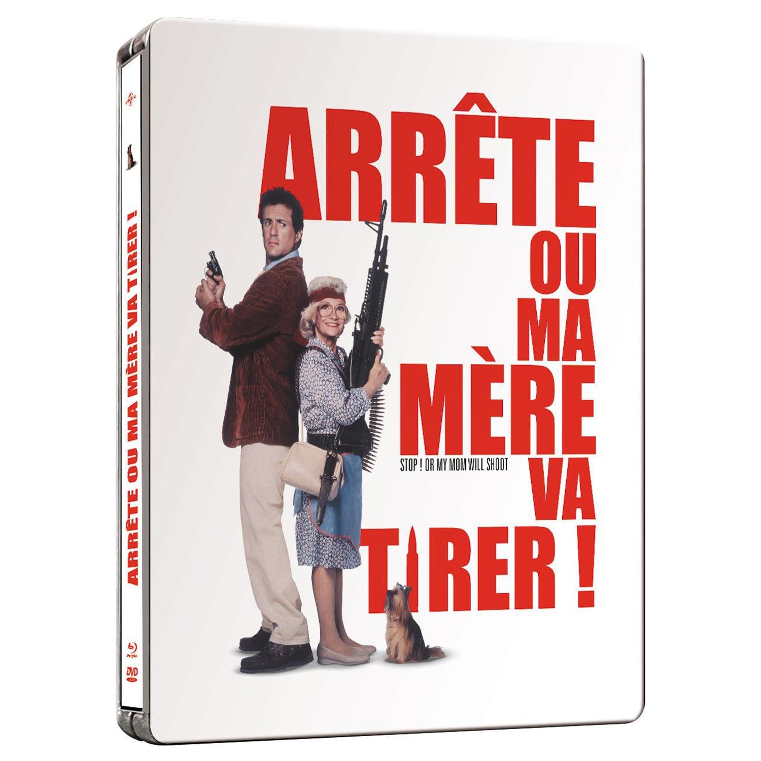 Стой! Или моя мама будет стрелять (1992) (англ. язык) (Blu-ray + DVD) Steelbook