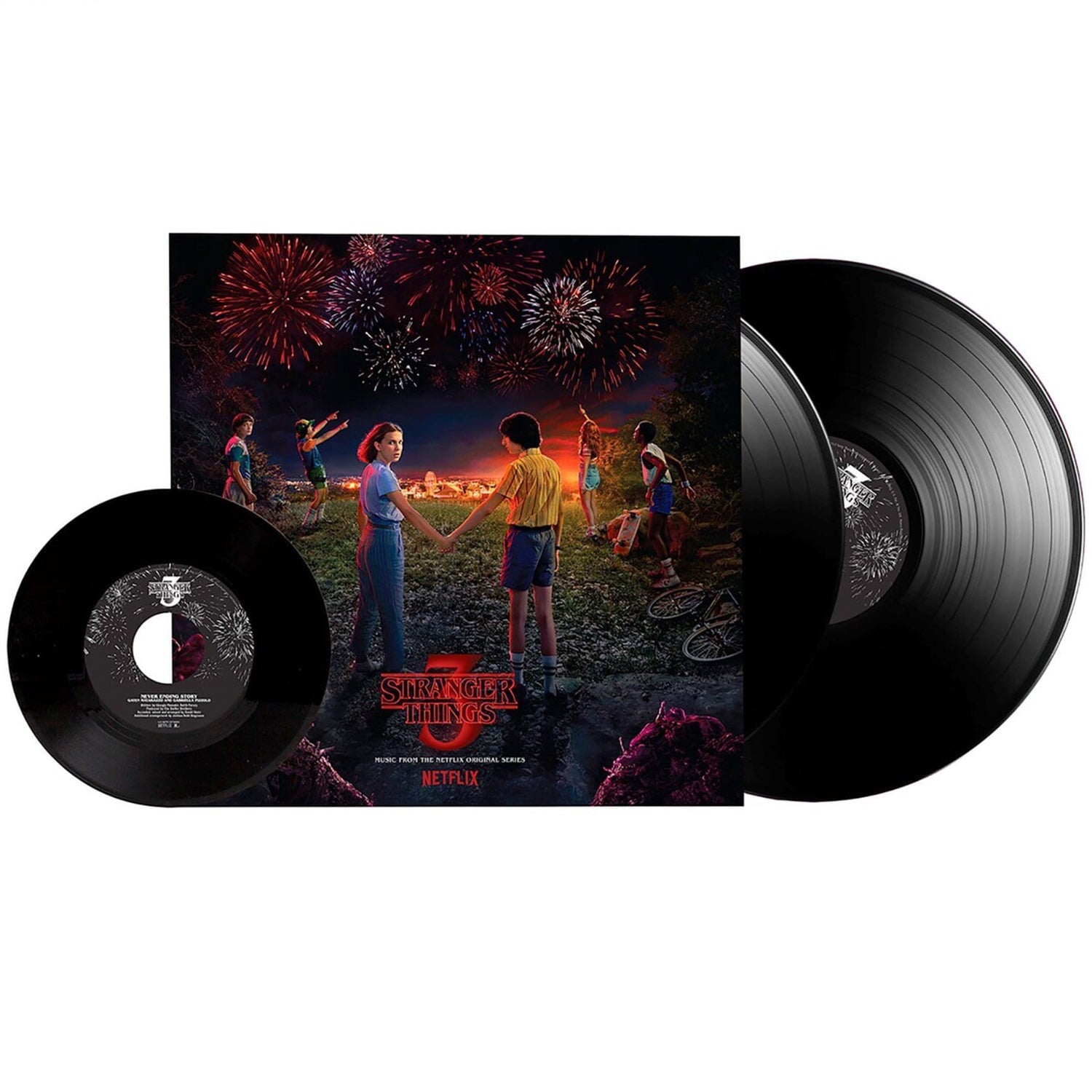 Stranger Things 3 (Soundtrack from the Netflix Original Series) (Black Vinyl 2LP + 7" + Poster)